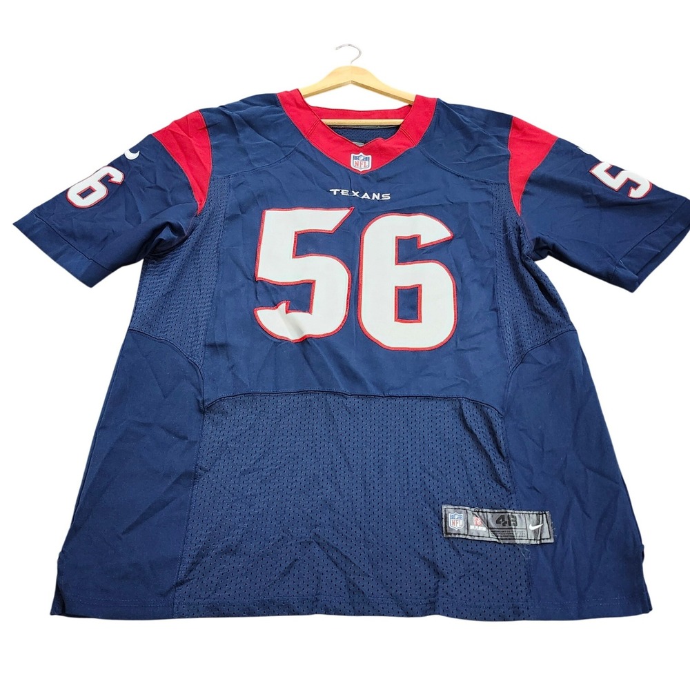 Nike Houston Texans Brian Cushing 56 Autographed On Field Jersey Mens 48 Large